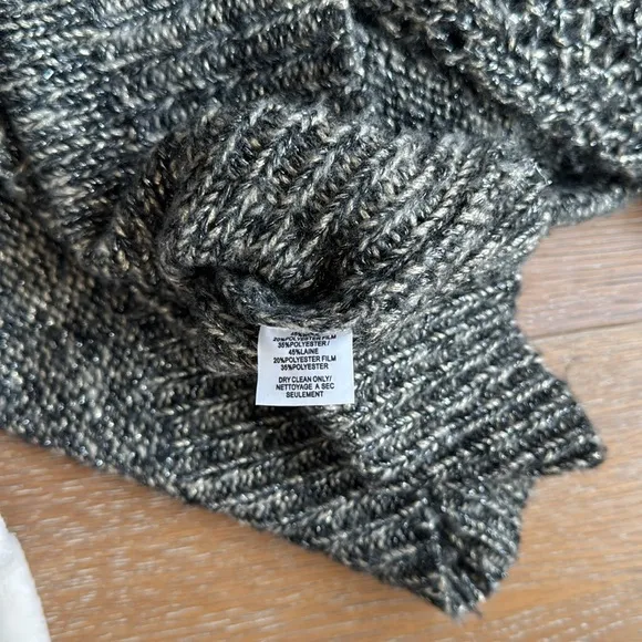 Trina Turk Sweater with rhinestone embellishments at shoulders