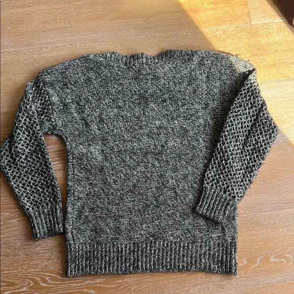 Trina Turk Sweater with rhinestone embellishments at shoulders