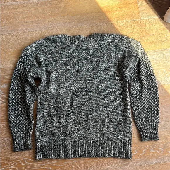 Trina Turk Sweater with rhinestone embellishments at shoulders