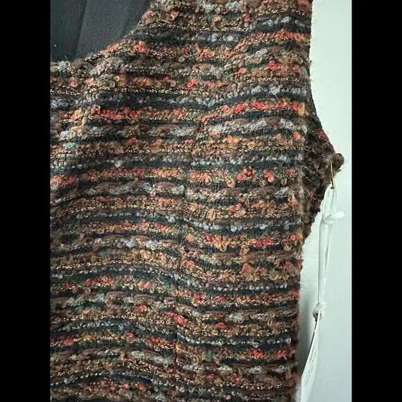 Tuckernuck Black Multi Shimmer Tweed Mae Mini Dress NWT Small S