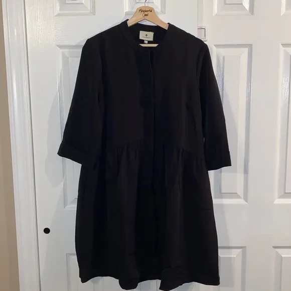 Tuckernuck Black Royal Shirt Dress