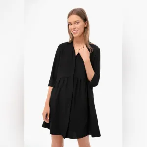 Tuckernuck Black Royal Shirt Dress