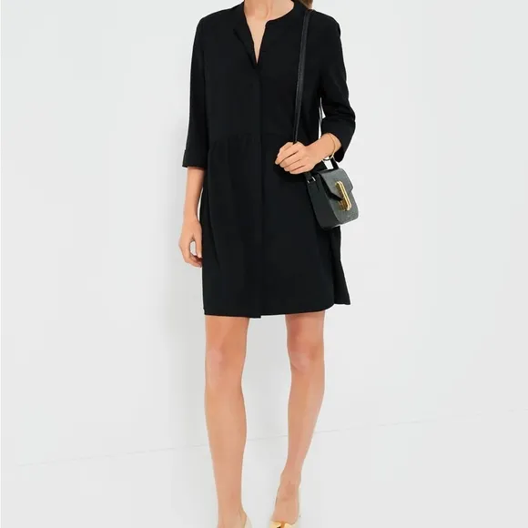 Tuckernuck Black Royal Shirt Dress