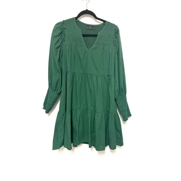 Tuckernuck Pomander Place Ceci Smocked Tiered Mini Dress
