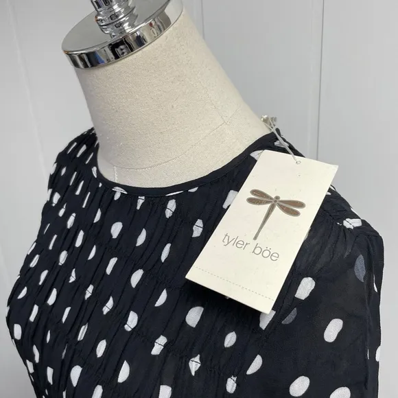 Tyler Boe Taylor Polka Dot Maxi Dress
