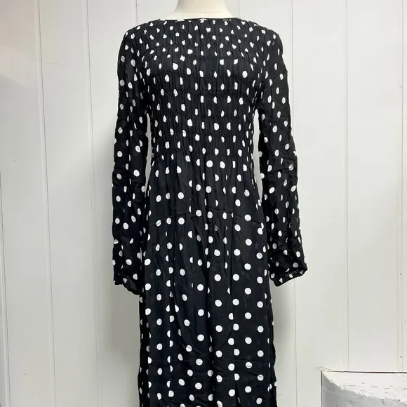 Tyler Boe Taylor Polka Dot Maxi Dress