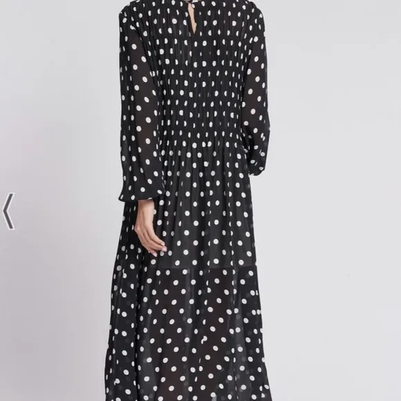 Tyler Boe Taylor Polka Dot Maxi Dress