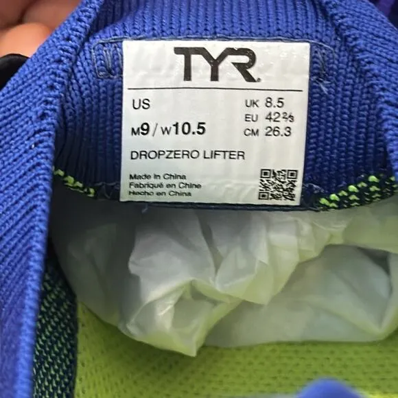 TYR DZ-1 DropZero Trainer in Blue M9 W10.5