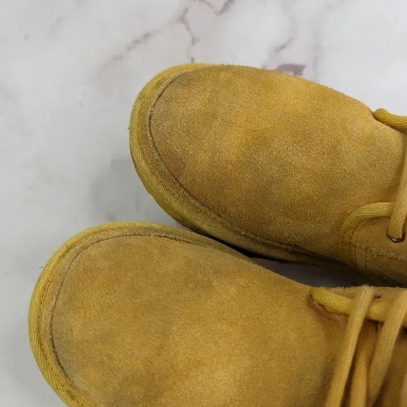 UGG Boots Youth Size 3 Yellow Neumel II Unisex Kid Chukka Lace Up  1017320K