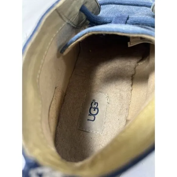 UGG Freamon 1016743 Blue Lace Up Ankle Chukka Boots Mens Size 10