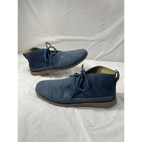 UGG Freamon 1016743 Blue Lace Up Ankle Chukka Boots Mens Size 10