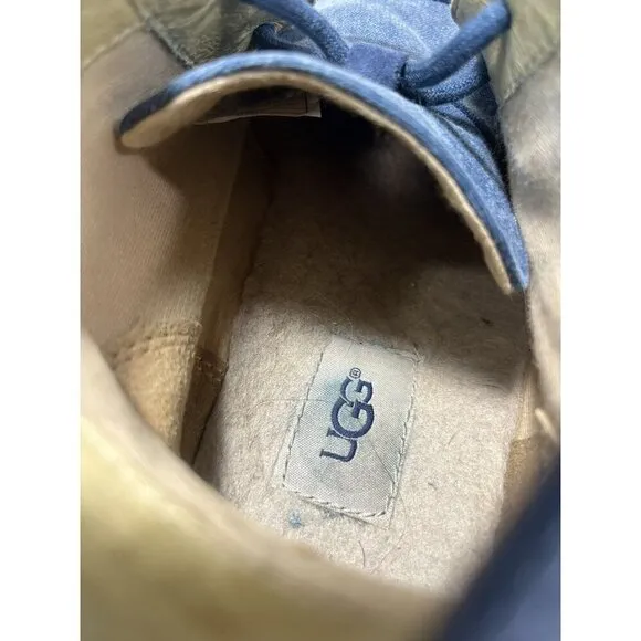 UGG Freamon 1016743 Blue Lace Up Ankle Chukka Boots Mens Size 10