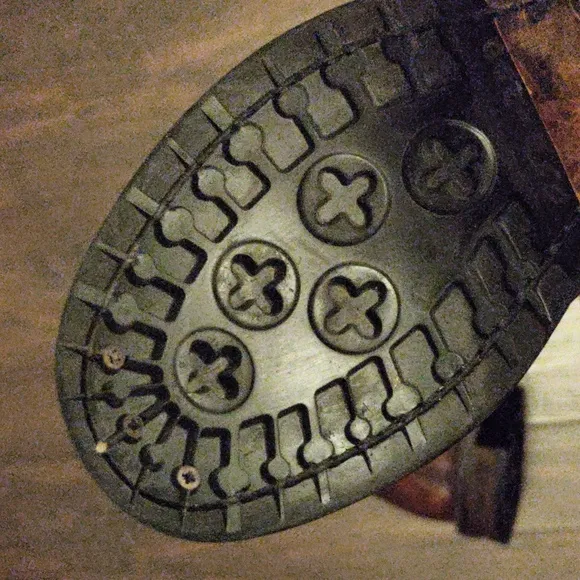 UGG Italian Collection &quot;Calvina&quot; Leather Combat/Moto Boots