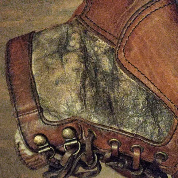 UGG Italian Collection &quot;Calvina&quot; Leather Combat/Moto Boots