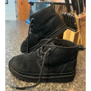 UGG Kids Neumel Lace Up Boots Black