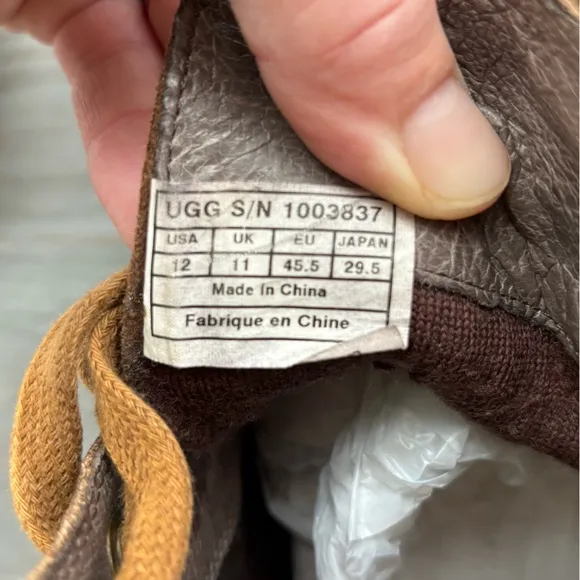 Ugg men’s lace up chukka boots | size 12