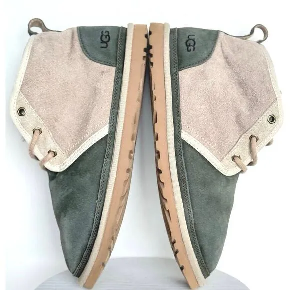 Ugg Neumel Chukka Boots Men's 9 Brown/Tan Two-Tone Shoes Suede Treadlite