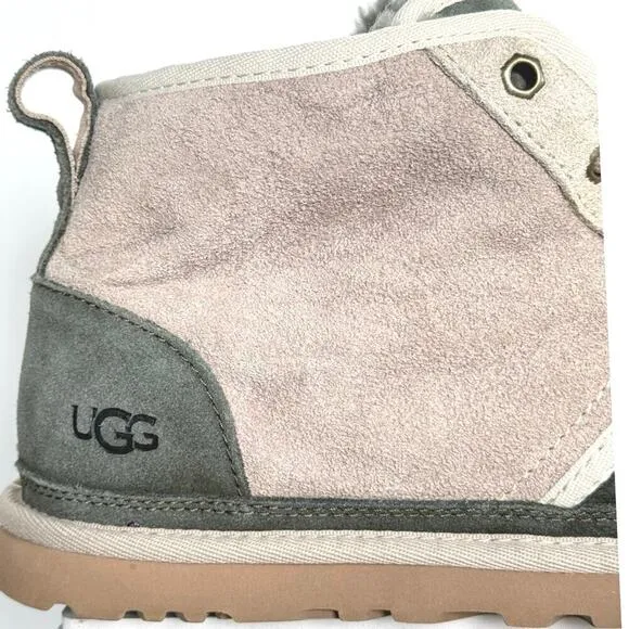 Ugg Neumel Chukka Boots Men's 9 Brown/Tan Two-Tone Shoes Suede Treadlite