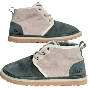 Ugg Neumel Chukka Boots Men's 9 Brown/Tan Two-Tone Shoes Suede Treadlite