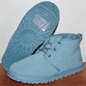UGG Neumel Suede Lace-Up Chukka Boots Mens 11 Blue Sheepskin