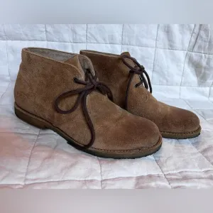 UGG Tan Suede Lace Up Boots - Mens 7