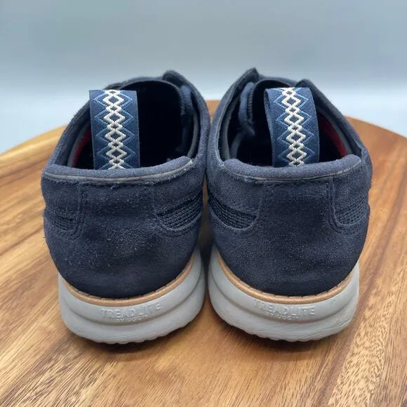 UGG Union Derby Shoes Mens Size 9 Navy Blue Oxford Hyperweave Knit Treadlite