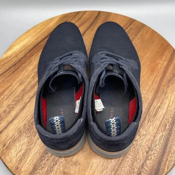 UGG Union Derby Shoes Mens Size 9 Navy Blue Oxford Hyperweave Knit Treadlite