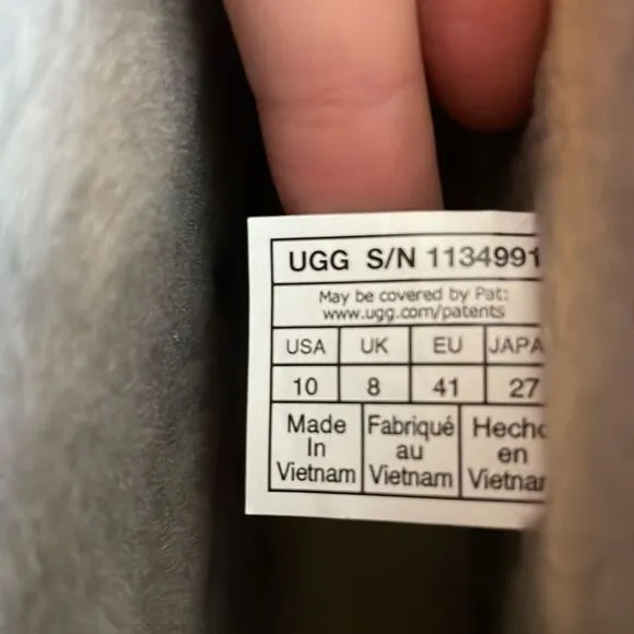 UGG Classic Mini Platform Smoke Plume Women Size 10