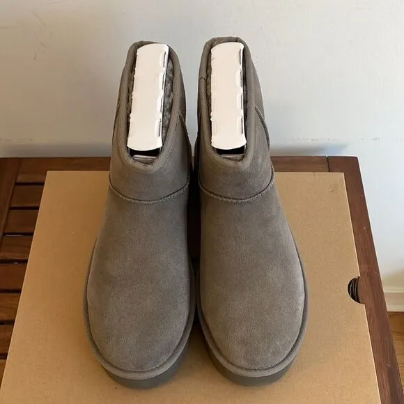 UGG Classic Mini Platform Smoke Plume Women Size 10