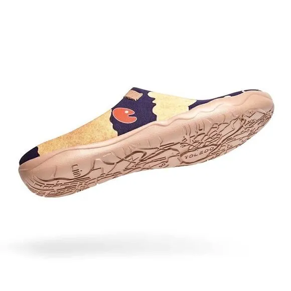 UIN Men's Slipper Comfort Mules Walking Casual Travel Shoes (Creature Slipper)