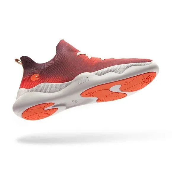 UIN Women's Sneakers Lightweight Walking Comfy Shoes (Lava Red Mijas I )