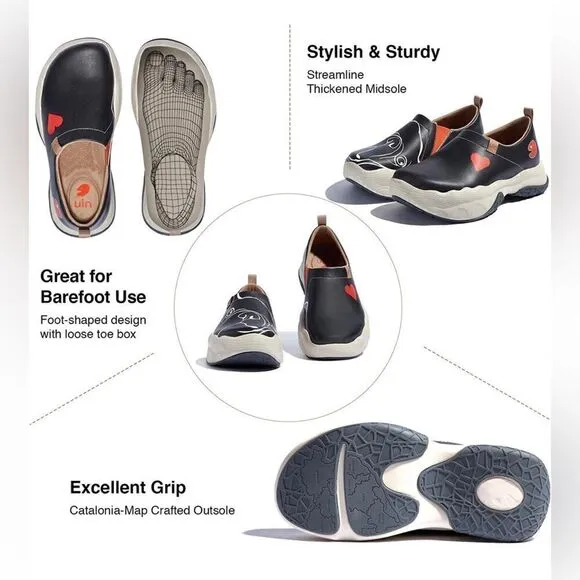 UIN Women's Travel Walking Shoes Casual Lightweight Fashion Sneaker(lovely Myna)