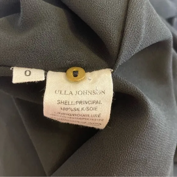 ULLA JOHNSON Silk Polka Dot Wave Embroidered Dress