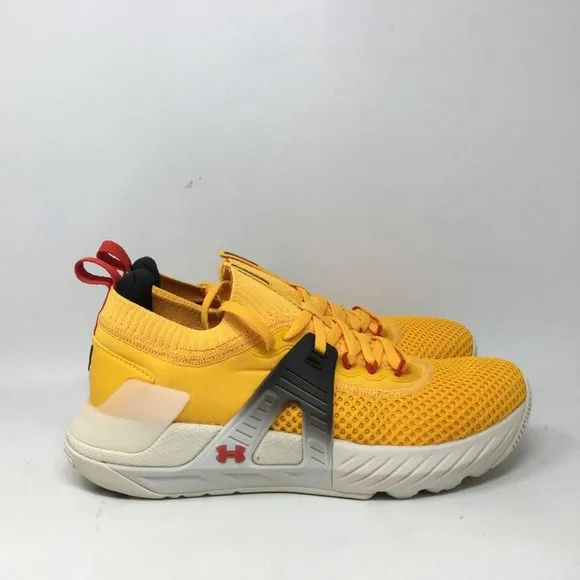 Under Armour Project Rock 4 Heritage Training Shoes, Size 7 - Golden Men's