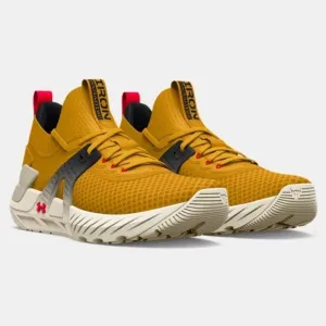 Under Armour Project Rock 4 Heritage Training Shoes, Size 7 - Golden Men's