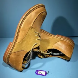 US 11 OXENDON HANDCRAFTED GOODYEAR WELTED J SHOES DAINITE SOLES SADDLE OXFORD