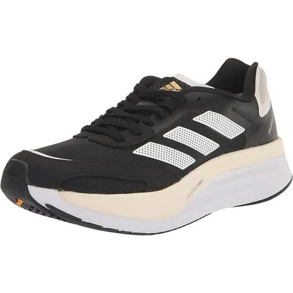 USED Adidas Men’s Adizero Boston 10 Running Shoes, Black-Size 11.5