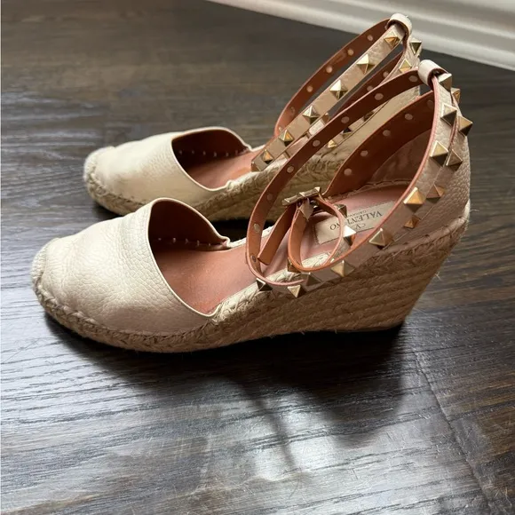 Valentino Rock Stud Platform Wedge