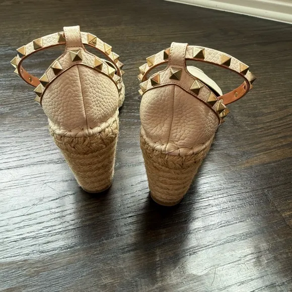 Valentino Rock Stud Platform Wedge