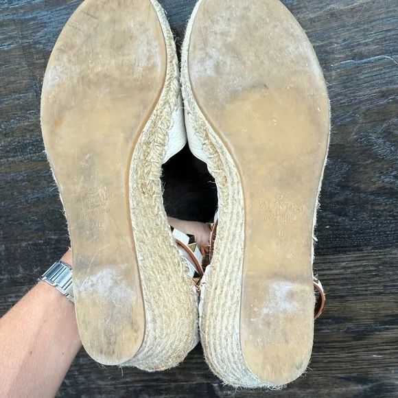Valentino Rock Stud Platform Wedge