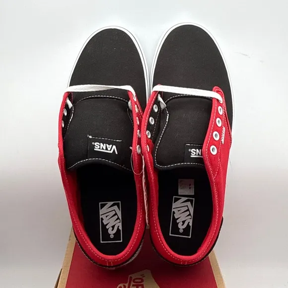 Vans Atwood 2 Tone Mens Shoes Size 10.5 NIB 130597624 Red Black