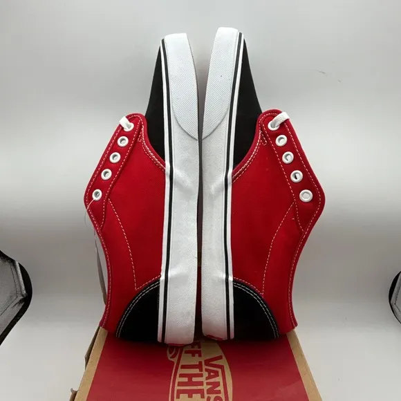 Vans Atwood 2 Tone Mens Shoes Size 10.5 NIB 130597624 Red Black