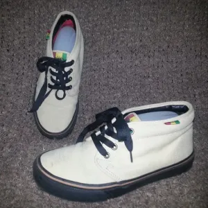 VANS CLASSIC-Montreal Reggae Festival SAMPLE HEMP Shoes-RARE-Sz-8-NEAR MINT
