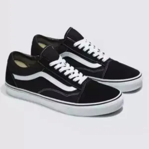 Vans Old Skool Black &amp; White Skate Low Top Shoes Size Men's 4.5 Women's 6