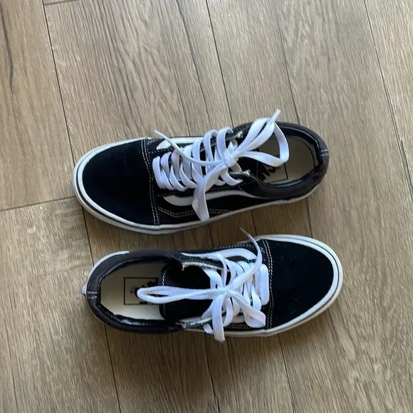 Vans Old Skool Black &amp; White Skate Low Top Shoes Size Men's 4.5 Women's 6