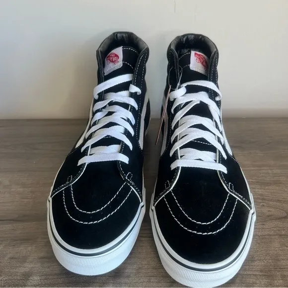 Vans Sk8 Hi Black / White Men's Shoe Size 12 #B1552