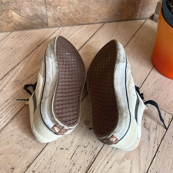 Vans TNT 5 Shoes-Black/Tan/Cream Old Skool Suede / Leather Mens Size 9