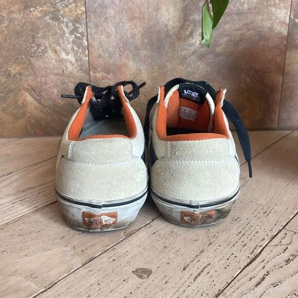 Vans TNT 5 Shoes-Black/Tan/Cream Old Skool Suede / Leather Mens Size 9