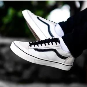 Vans TNT 5 Shoes-Black/Tan/Cream Old Skool Suede / Leather Mens Size 9