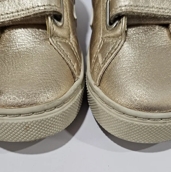 Veja Kid Sneaker Esplar metallic gold tone Toddler US Size 9.5 girl boy